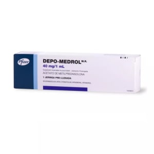 Depo-Medrol 40 Mg/ml 1 Jeringa Pre Llenada